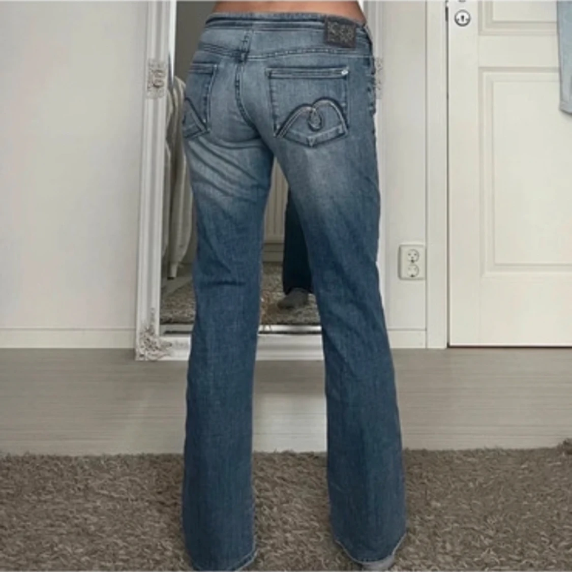 Low waist bootcut jeans - 90