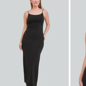 Svart klänning från Bikbok storlek S - Helt oanvänd bara testad, lappen är kvar. Säljer på grund av att jag beställde fel storlek och inte hann returnera. Mjukt material soft feel och dragkedja högre upp vid sidan av midjan. Köpt för 400kr  Skriv för fler bilder💗