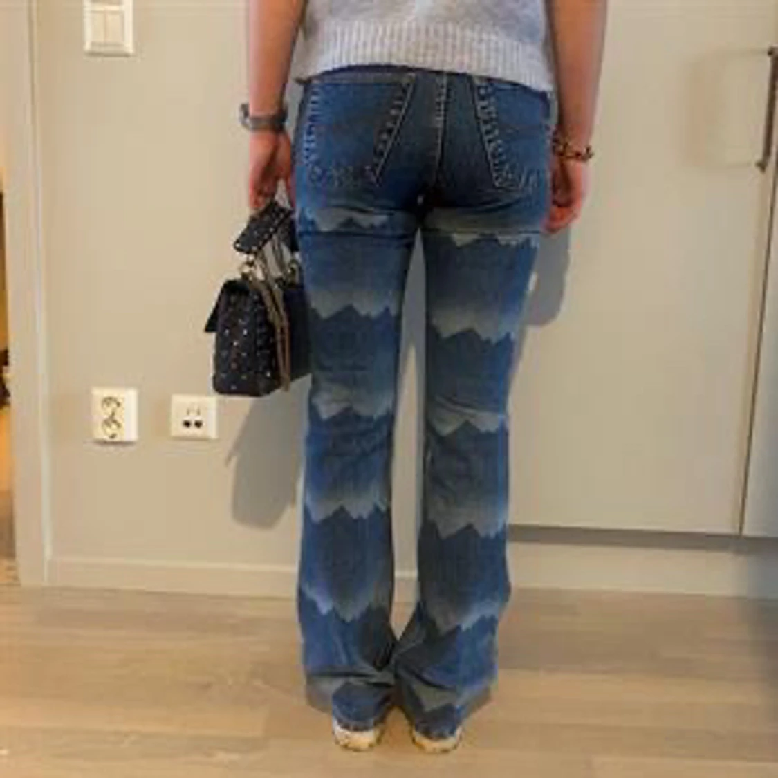 Mönstrade Jeans  - 91
