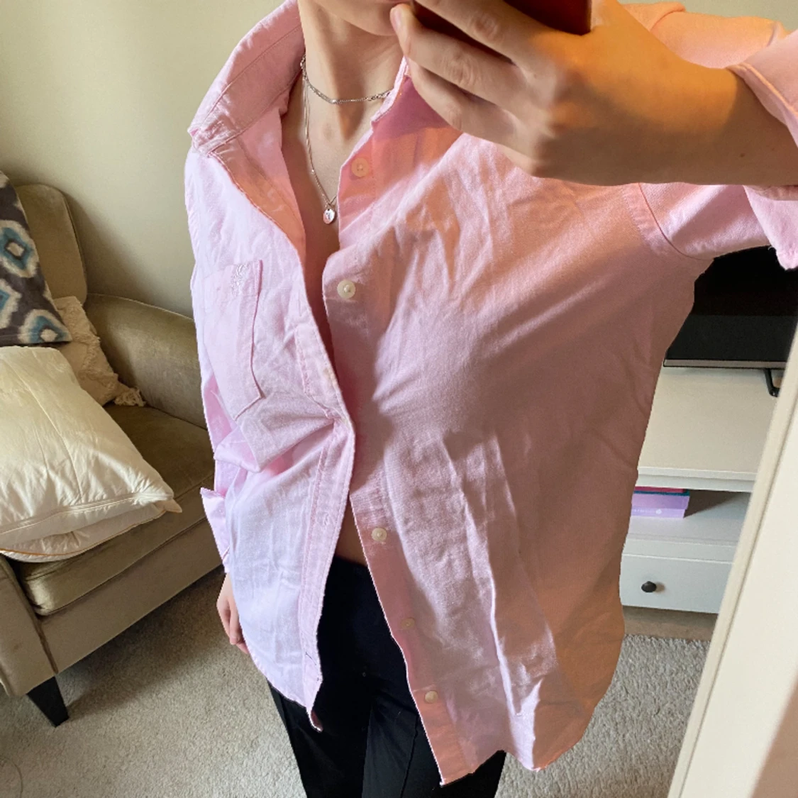 Rosa skjorta - 90