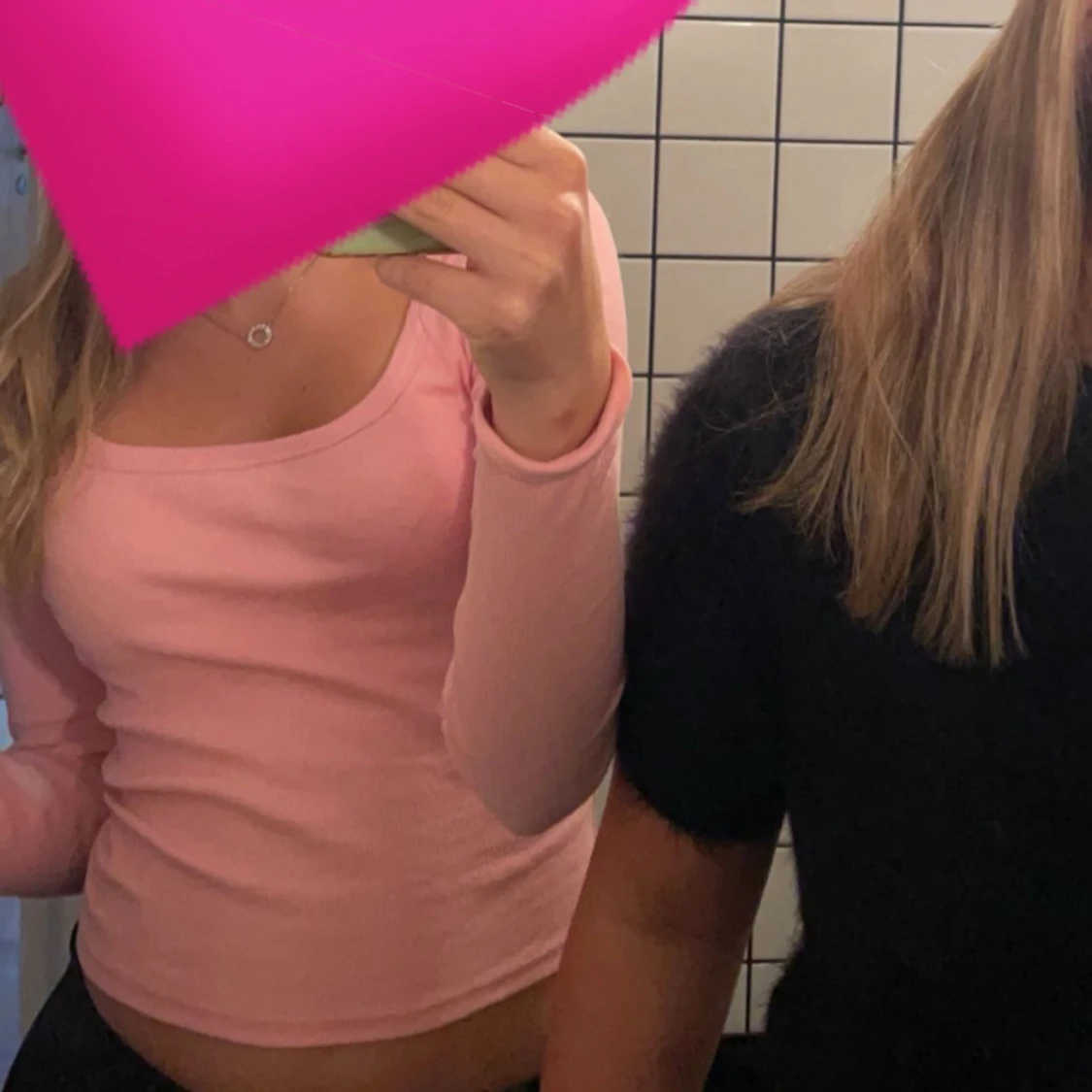 Jättesöt rosa tröja