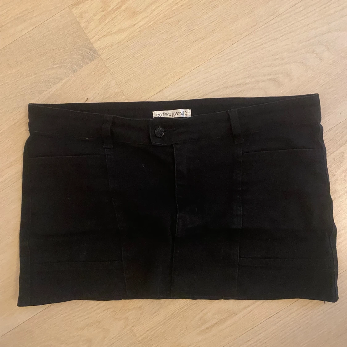 lågmidjad jeans kjol - 91