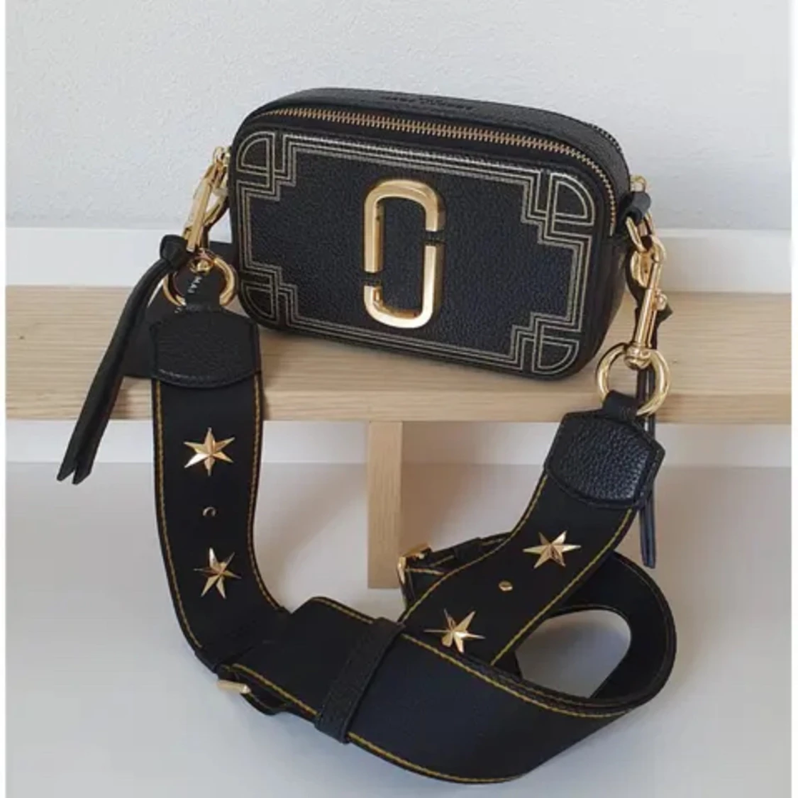 Marc Jacobs The Snapshot Gilded Leather Crossbody - 90