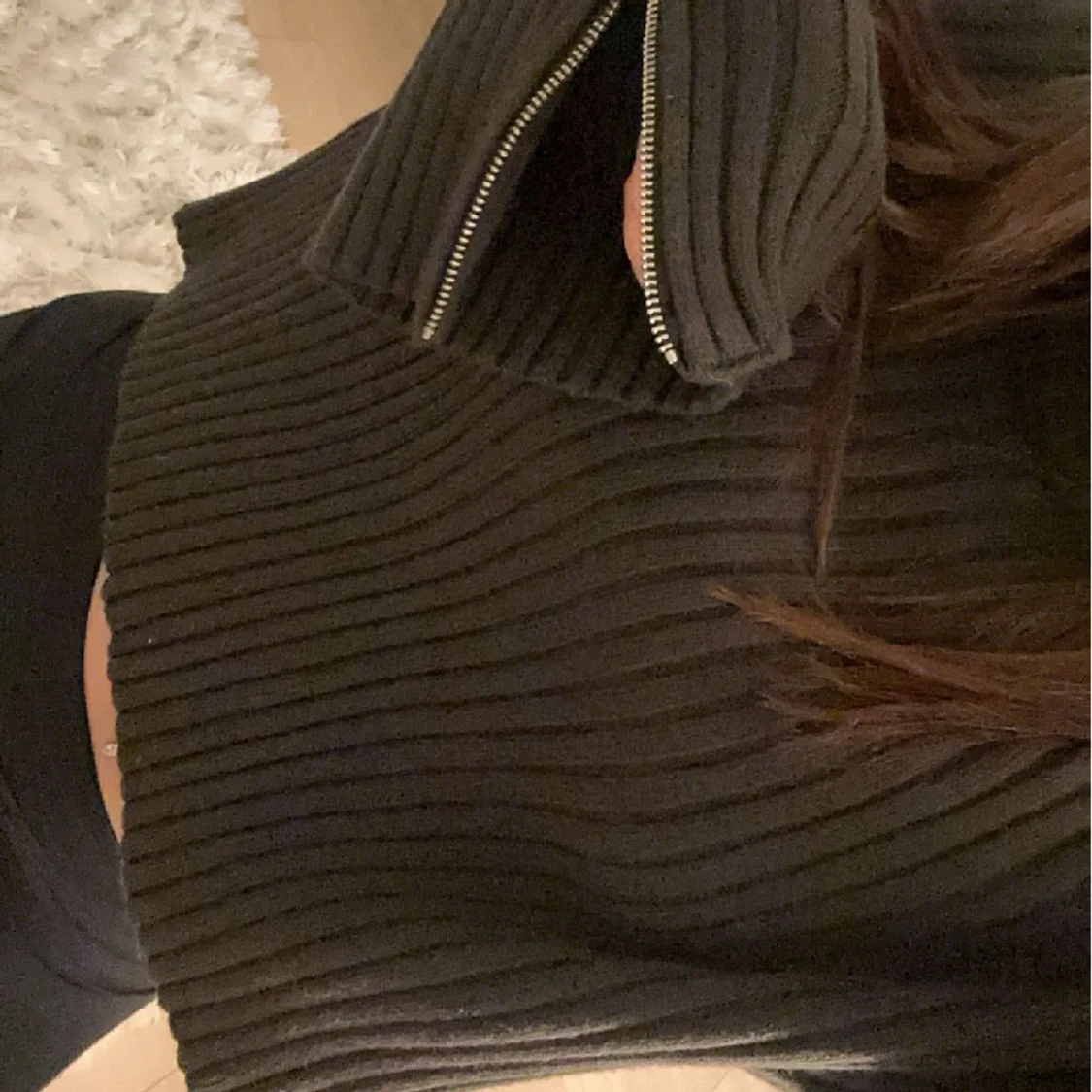 Snygg mörkgrön tröja - 90