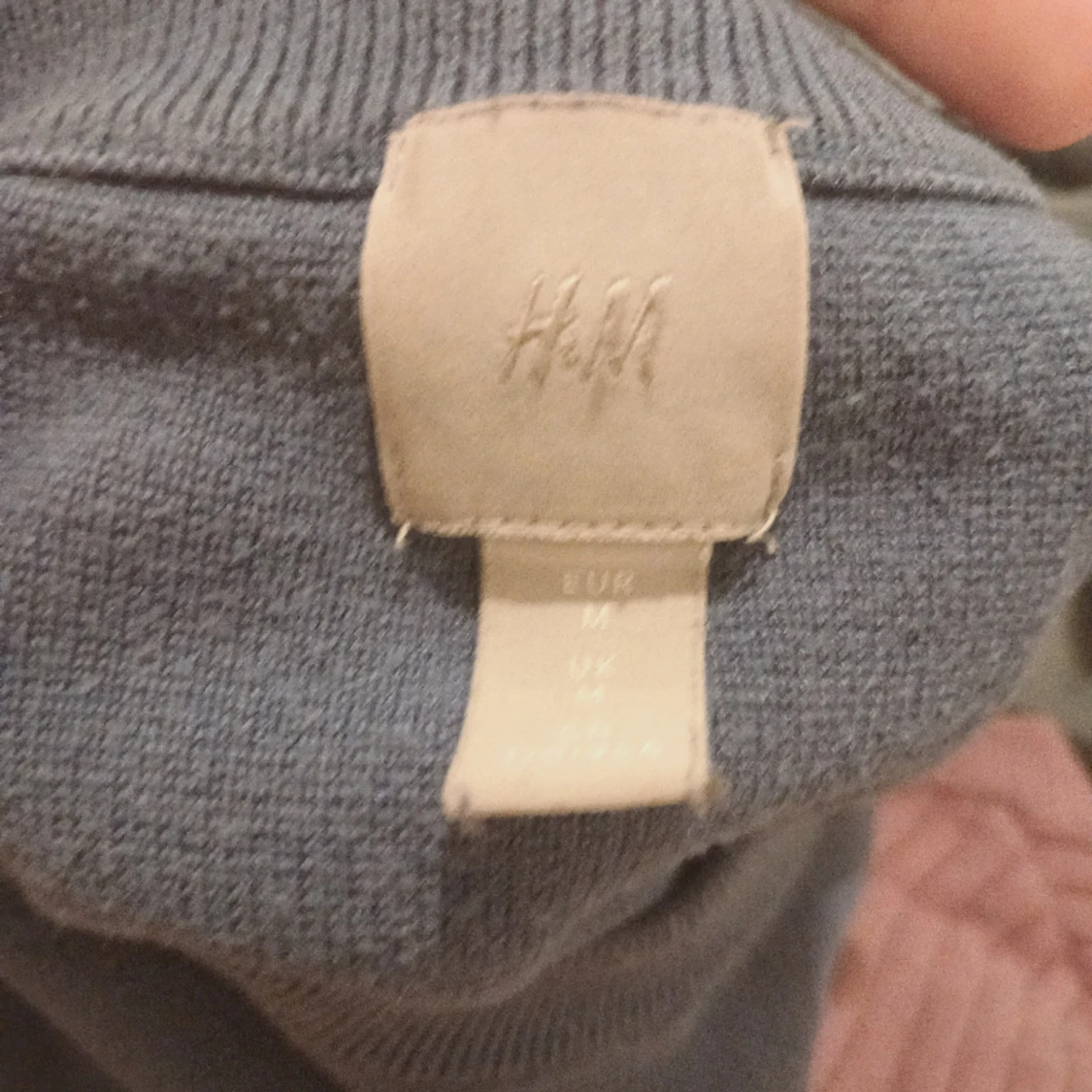 Blå trekvartsärm tröja - 91