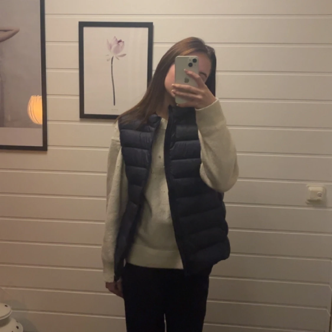 mörkblå väsk - 90