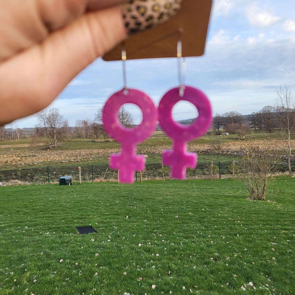 Venus Kvinna statement örhängen  - 92