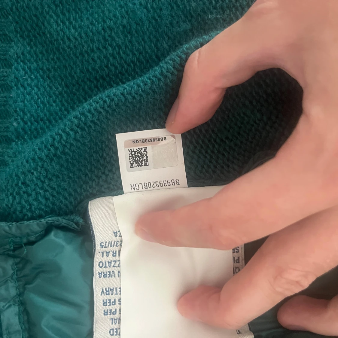 Grön stickad jacka från Moncler - 92