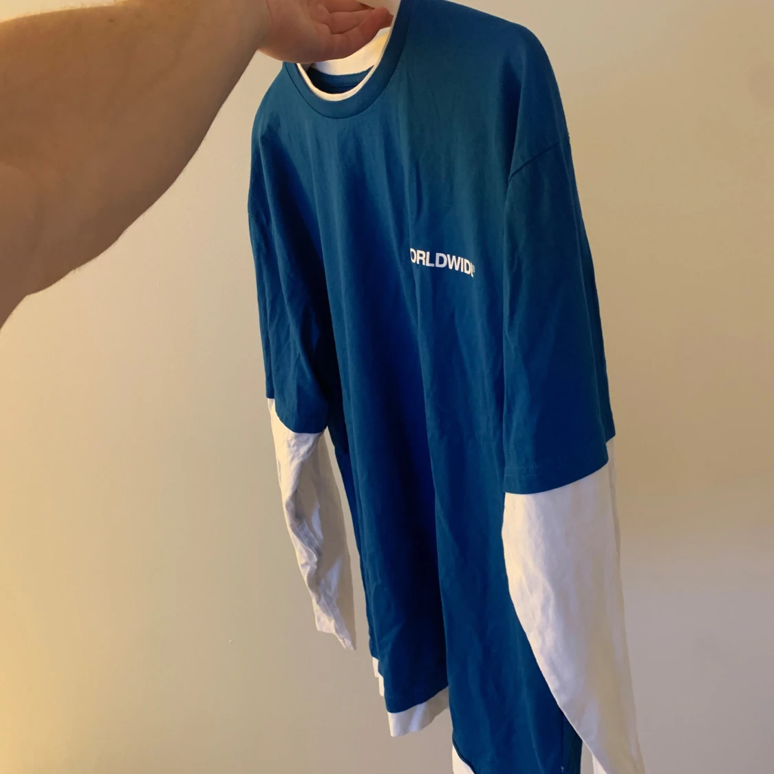 Blå långärmad tröja från Worldwide - 92