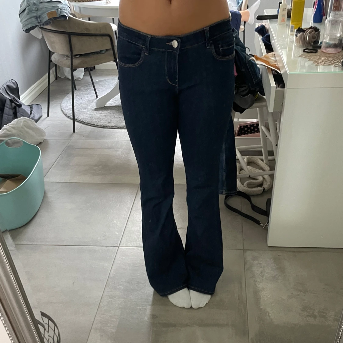 Low waist bootcut jeans - 90