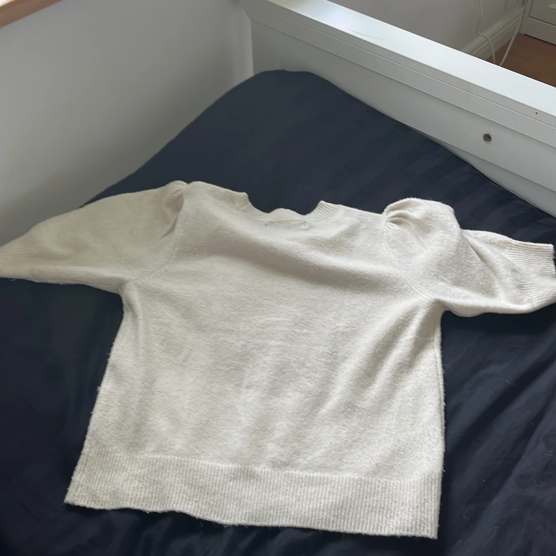 Vit stickad tröja från ONLY - 90