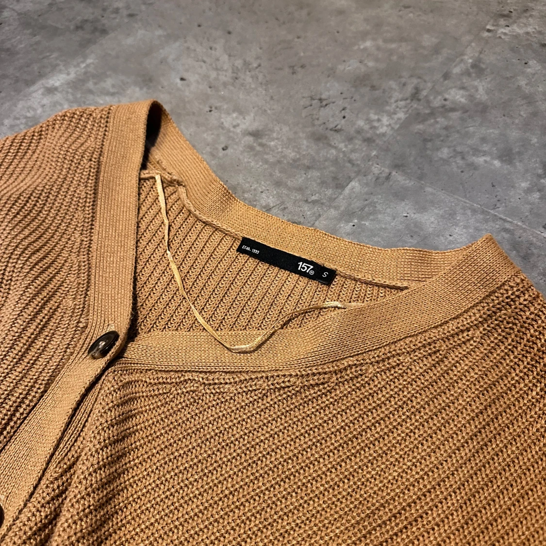 Kroppad stickad tröja💗