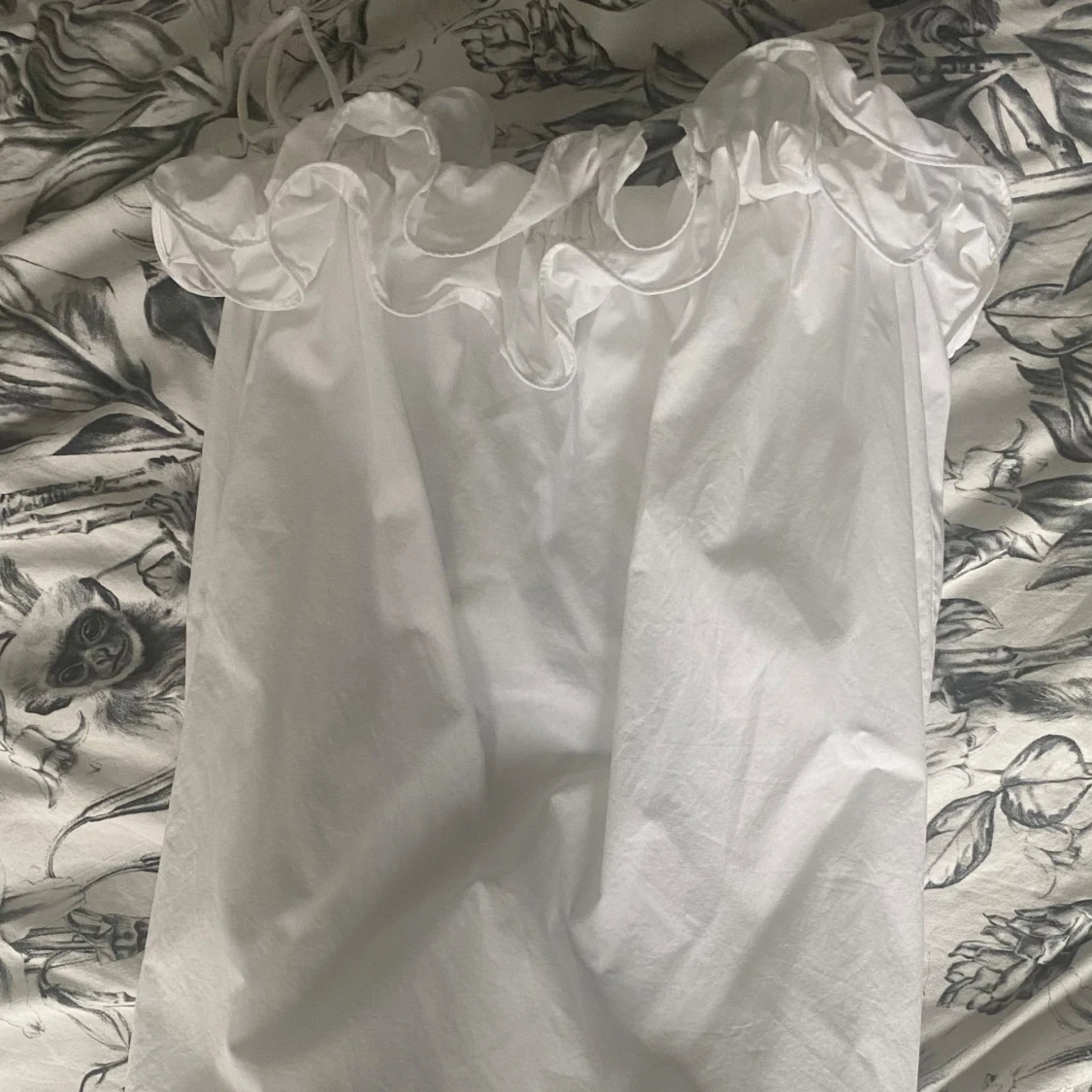 Söt vit klänning  - 90