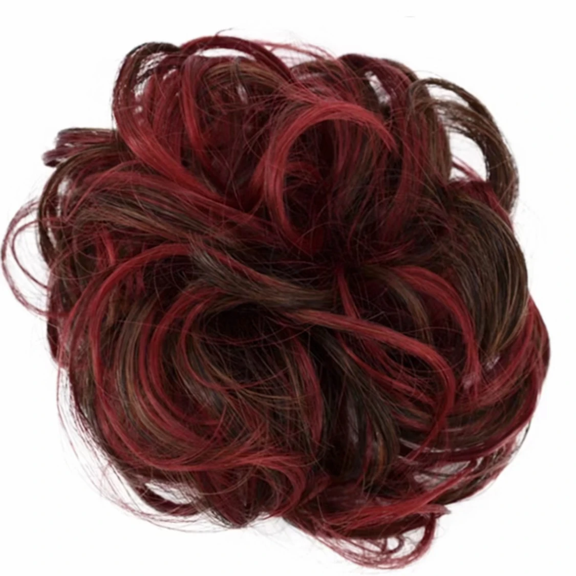 Scrunchie Hårbit Lockigt Vågig  - 90