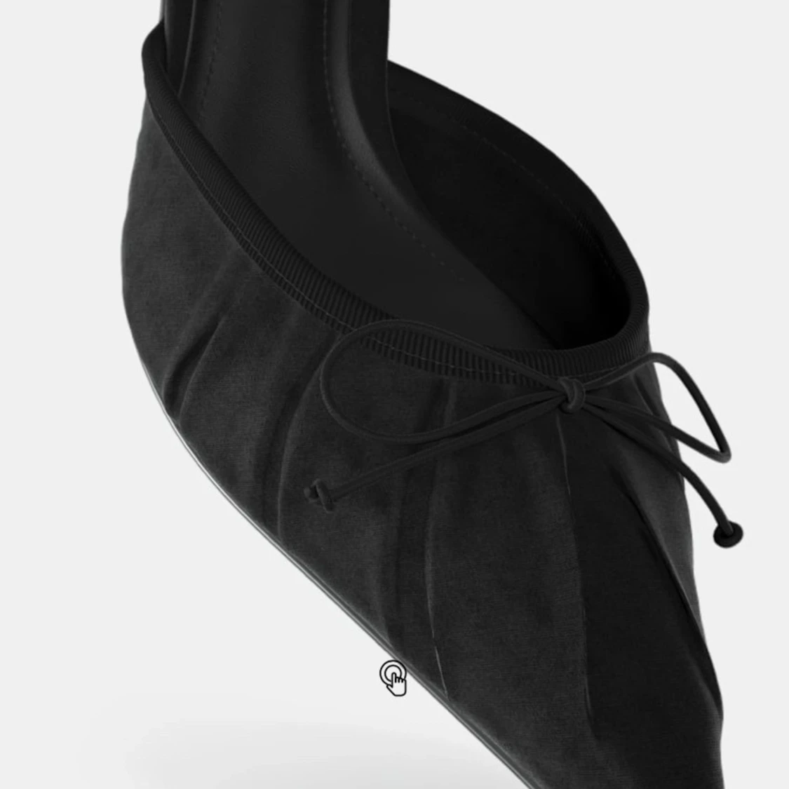 Zara glansiga och högklackade med mules - 91