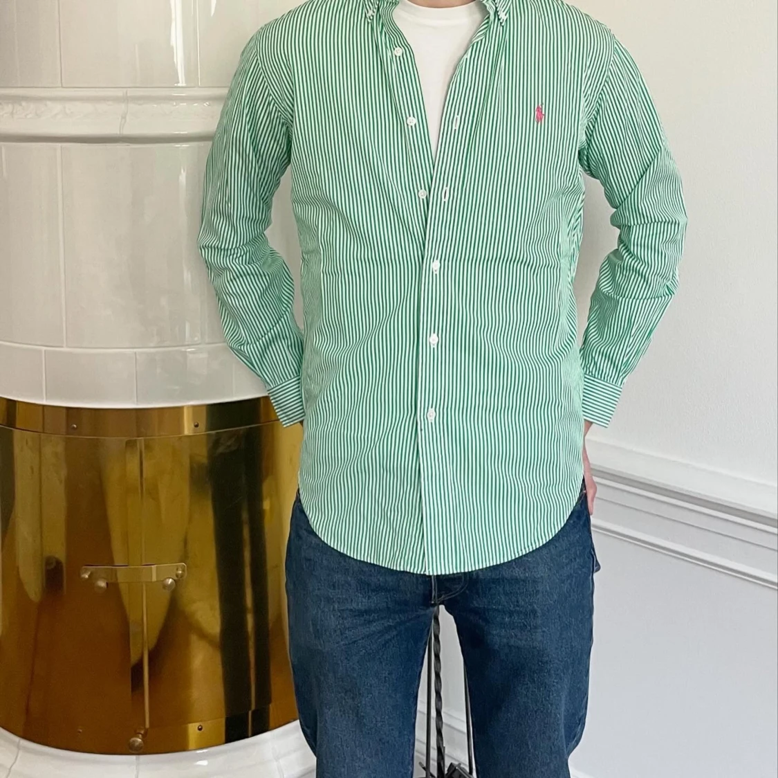 Två Ralph Lauren skjortor  - 90