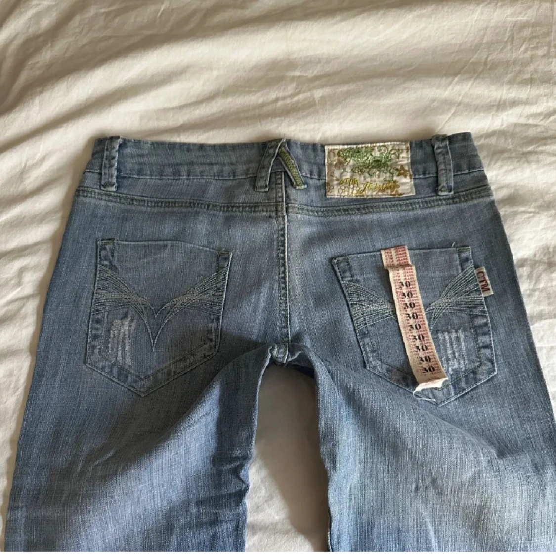 Lågmidjade bootcut jeans - 91
