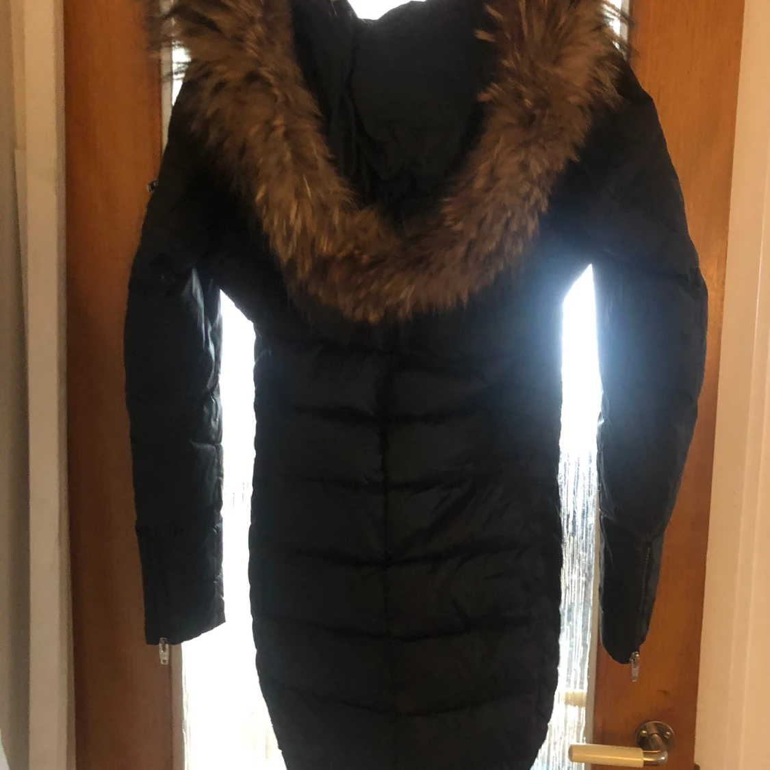 Rockandblue jacka (lång) med äkta päls - 90