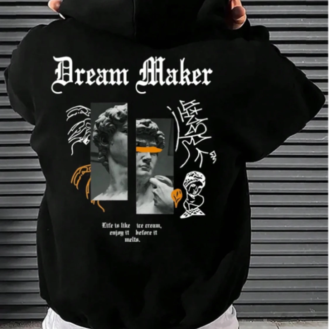 Svart designat Hoodie! - 91