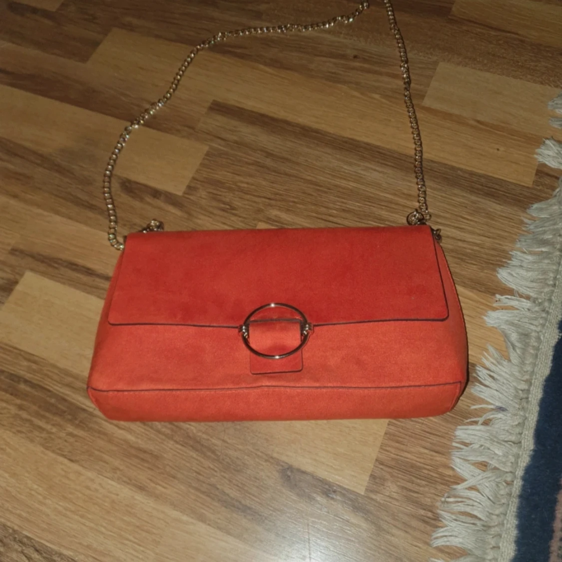 Röd/korall väska - 91