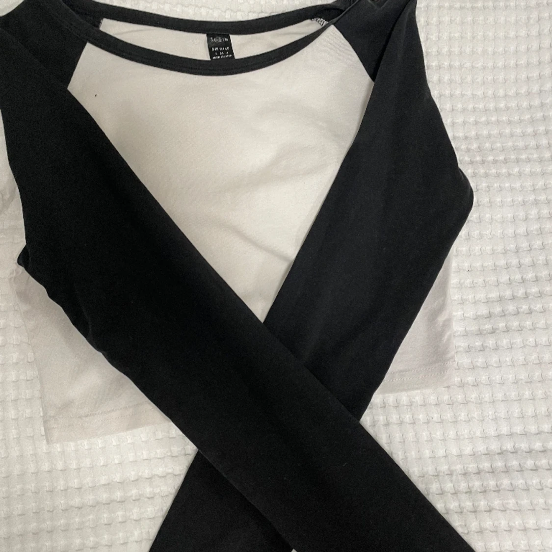 Super gullig crop top med långärmad - 90