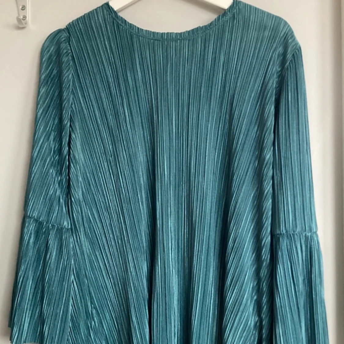 Turkos, somrig blus  - 90