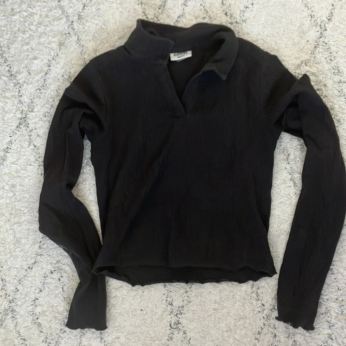 Svart långärmad  - 90