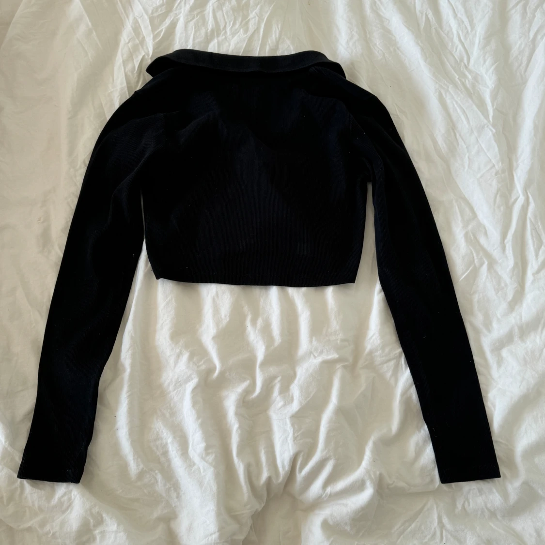 Zara Croppad Svart Topp🖤 - 91