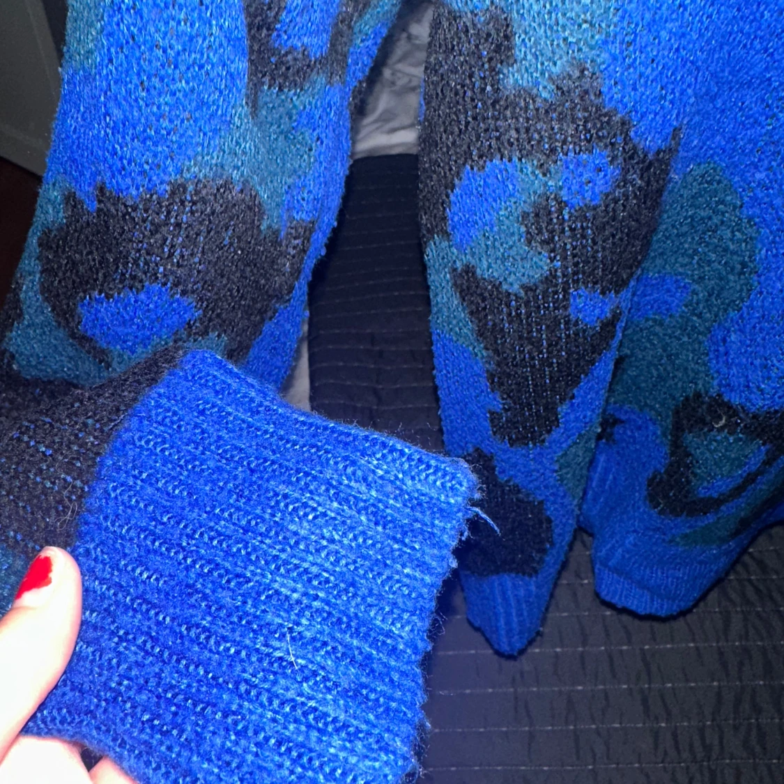 Stickad Leopard tröja - 91