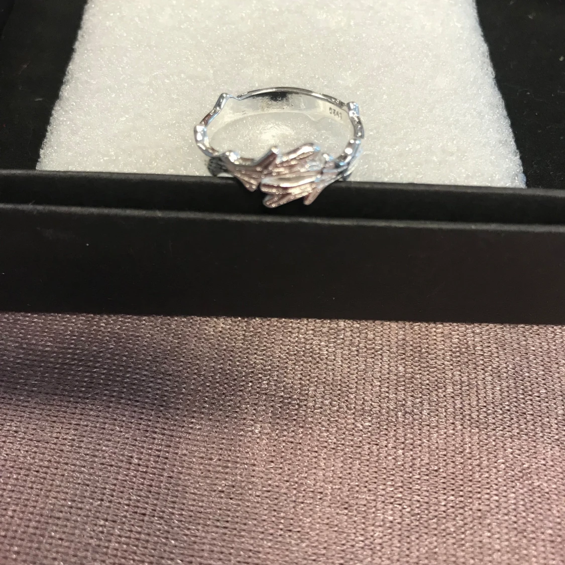 925 Silverpläterade Ring  - 90