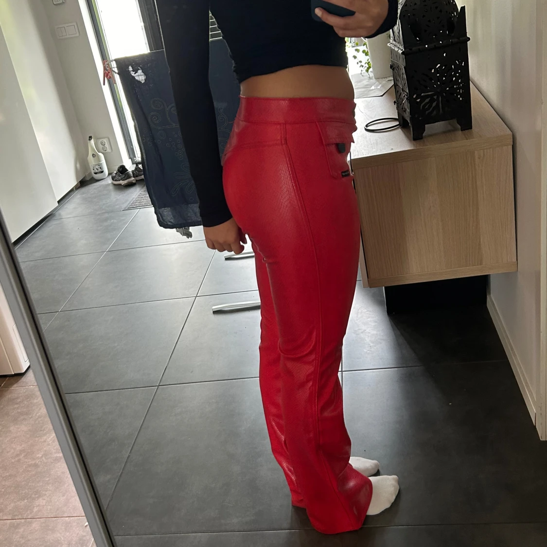 Skitcoola röda byxor  - 90