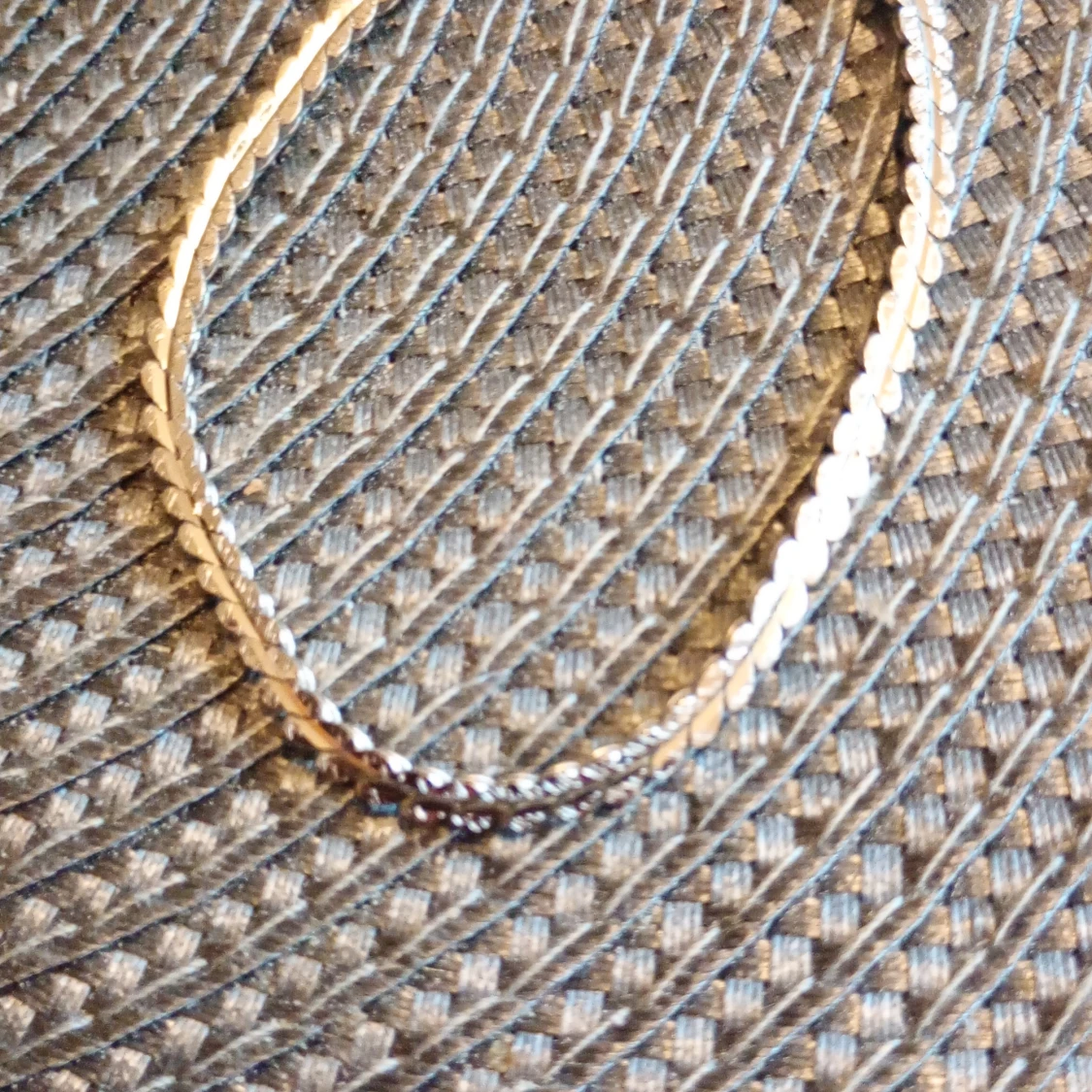 Armband silverfärgade mönster,20 cm. - 2