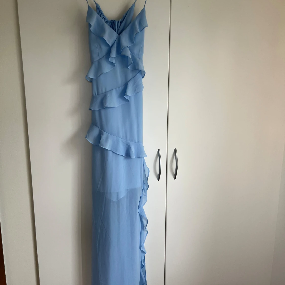 Blå långklänning  - 91