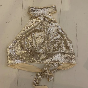 Fest topp - Säljer glittrig snygg festtopp, använd 1 gång, inga defekter. Finns bild på vid önskemål