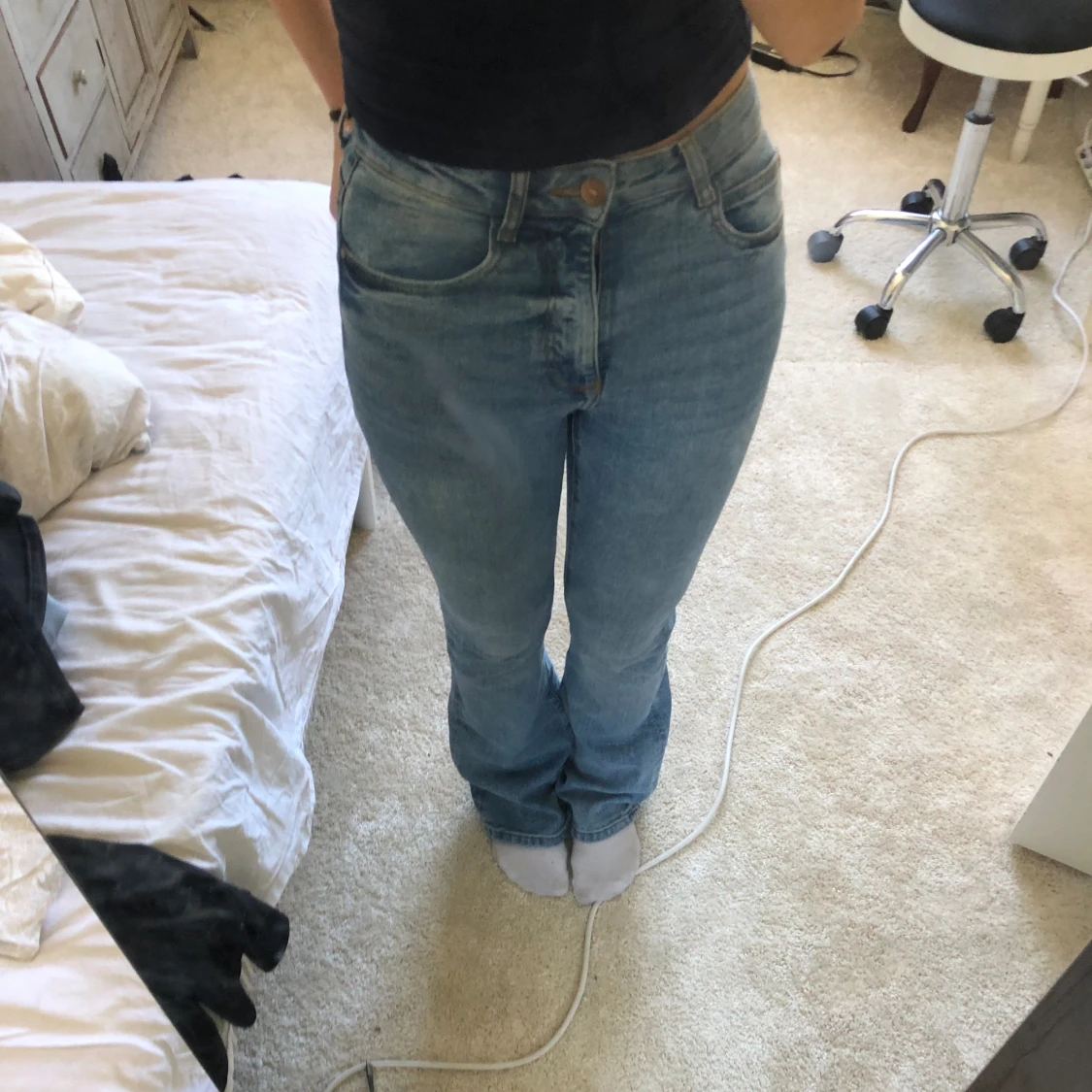Blåa jeans 