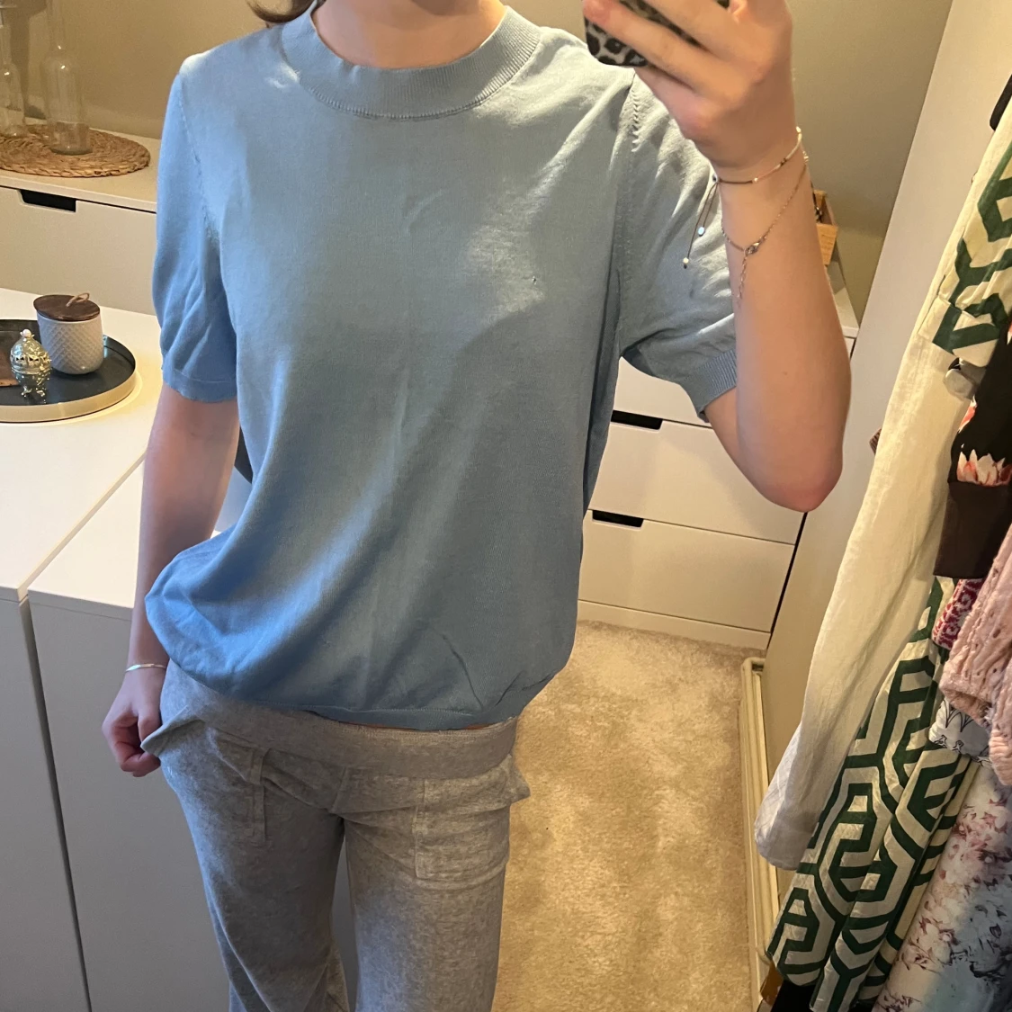 Finstickad T-shirt - 91