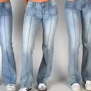 Säljer dessa helt oanvända jeans från madlady! Råkade klicka hem 2 par!