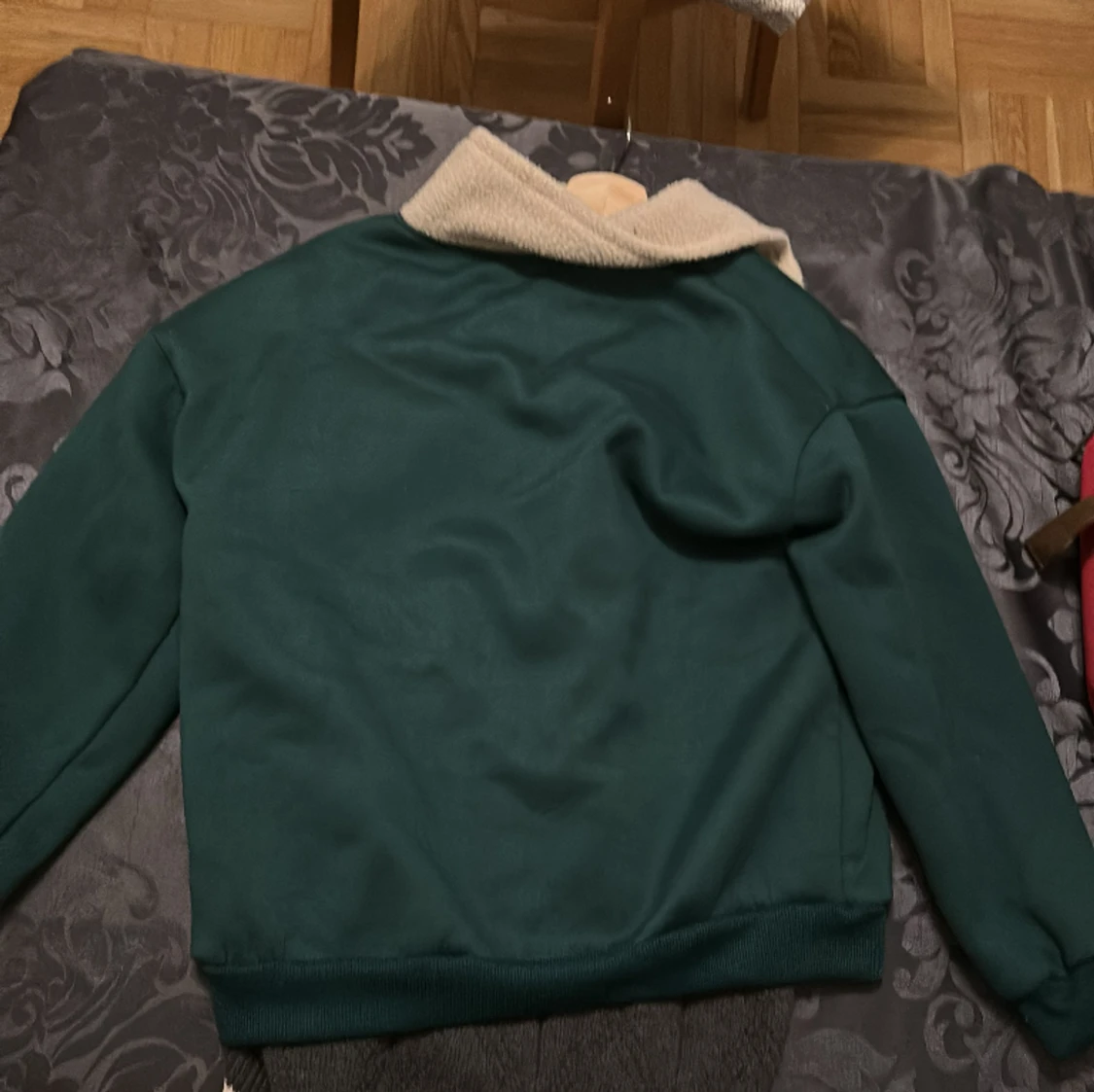 Grön Terdy bear hoodie  - 90