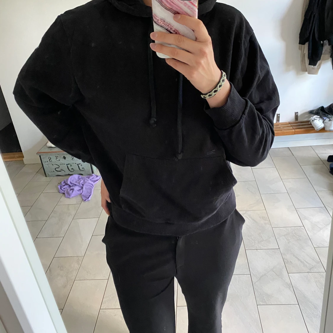 Svart hoodie🖤🕶️