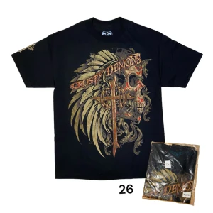 Crusty Demons T-shirt  - Crusty Demons T-Shirt i storlek M. OBS: T-shirten är aldrig använd och inplastad, bilder visar inte samma exemplar men visar hur den ser ut. Mått: axelbredd - 47 cm, längd - 68 cm. Skriv för fler bilder och frågor!