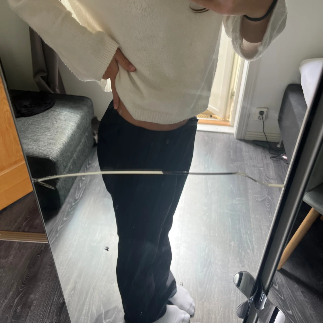 Low waist kostymbyxor - 91