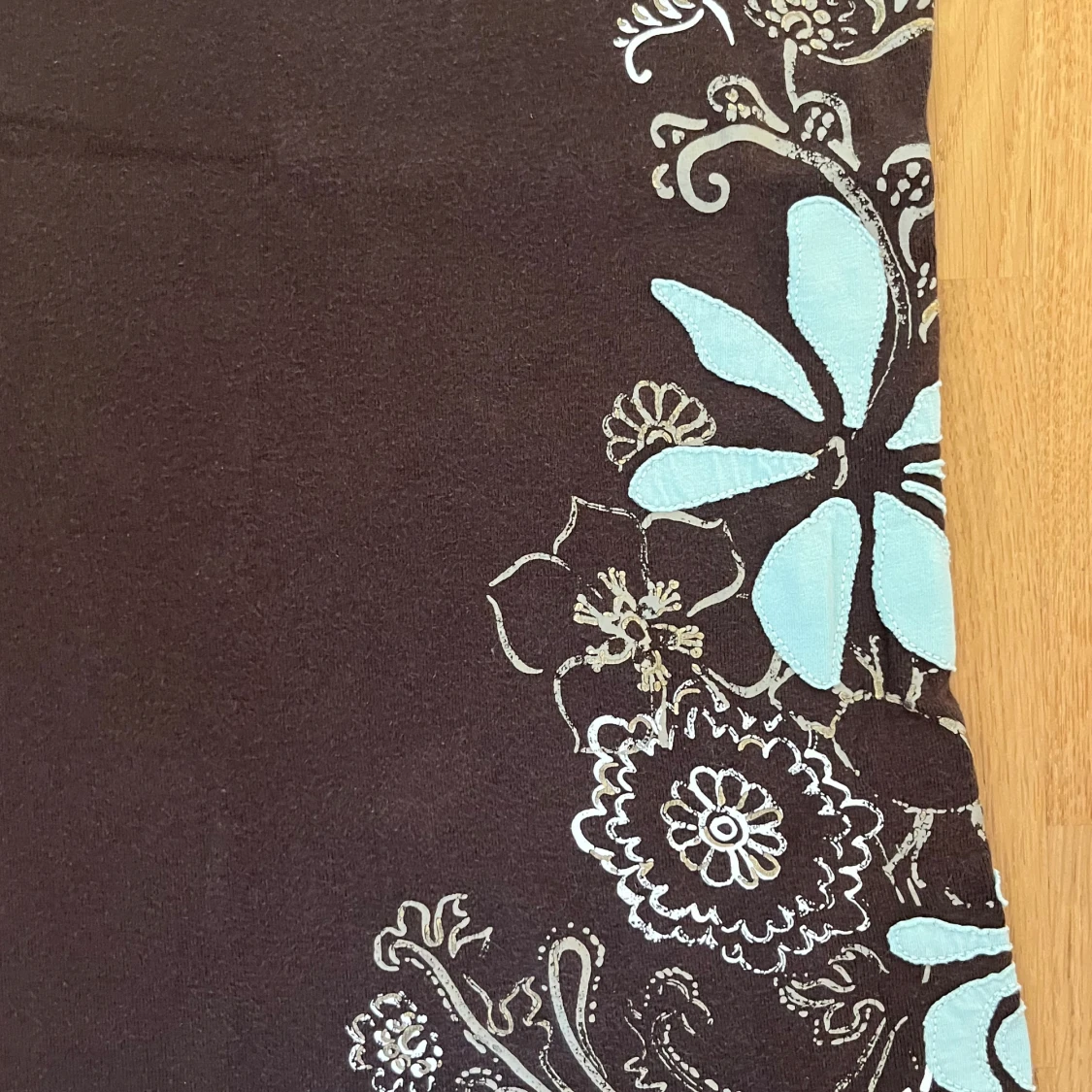 Linne Med Tryck - 90