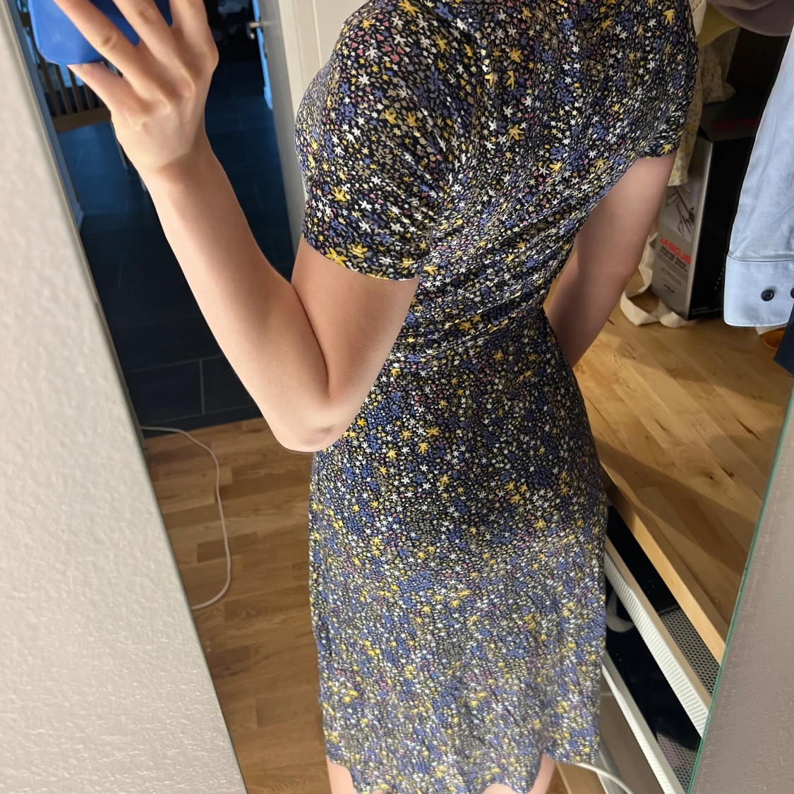 Mönstrad klänning, stl XS - 91