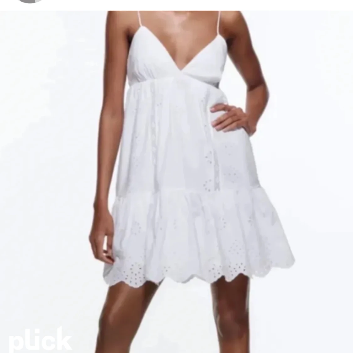  Vit zara klänning  - 91