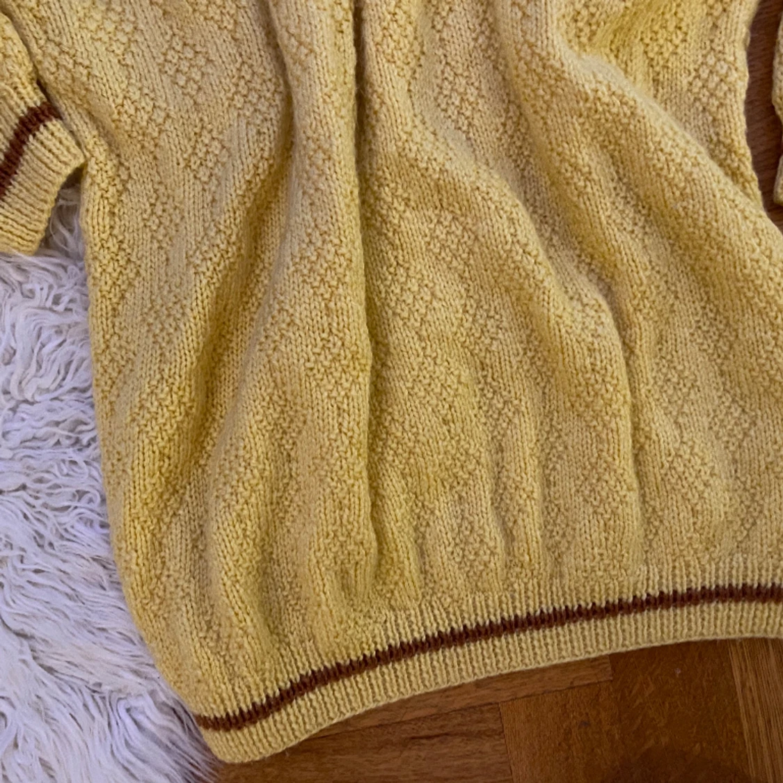 Handgjord stickad tröja - 91