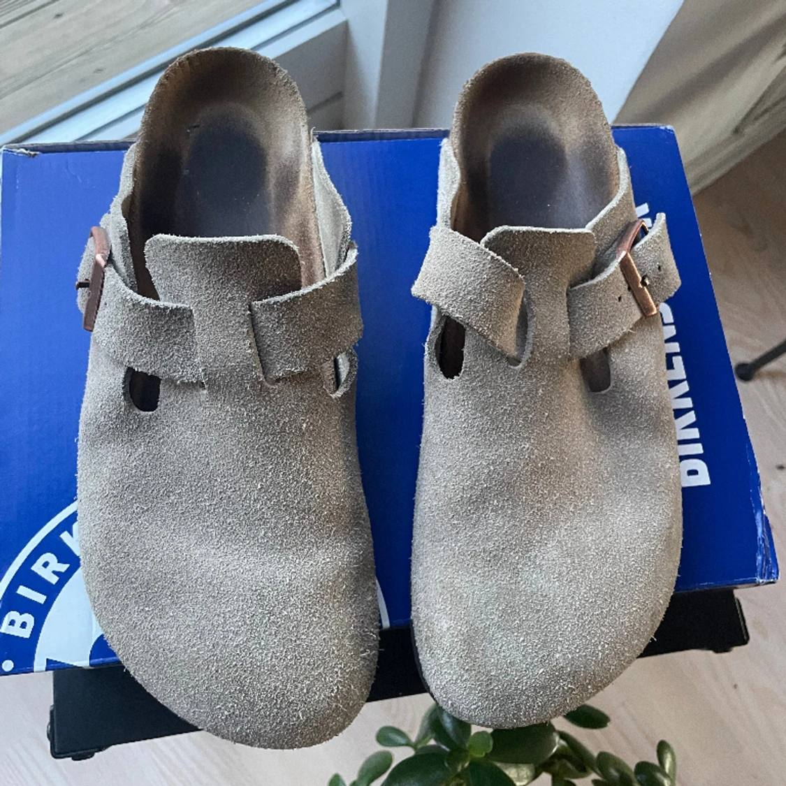 Birkenstock Boston Taupe  - 90