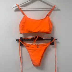 orange bikini från shein, aldrig använd