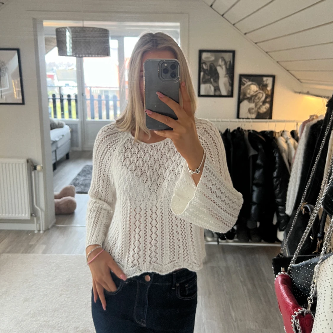 Stickad tröja  - 90