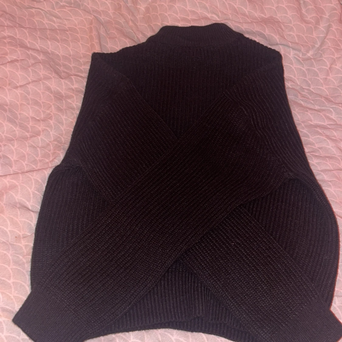 Svart stickad tröja 💗 - 90