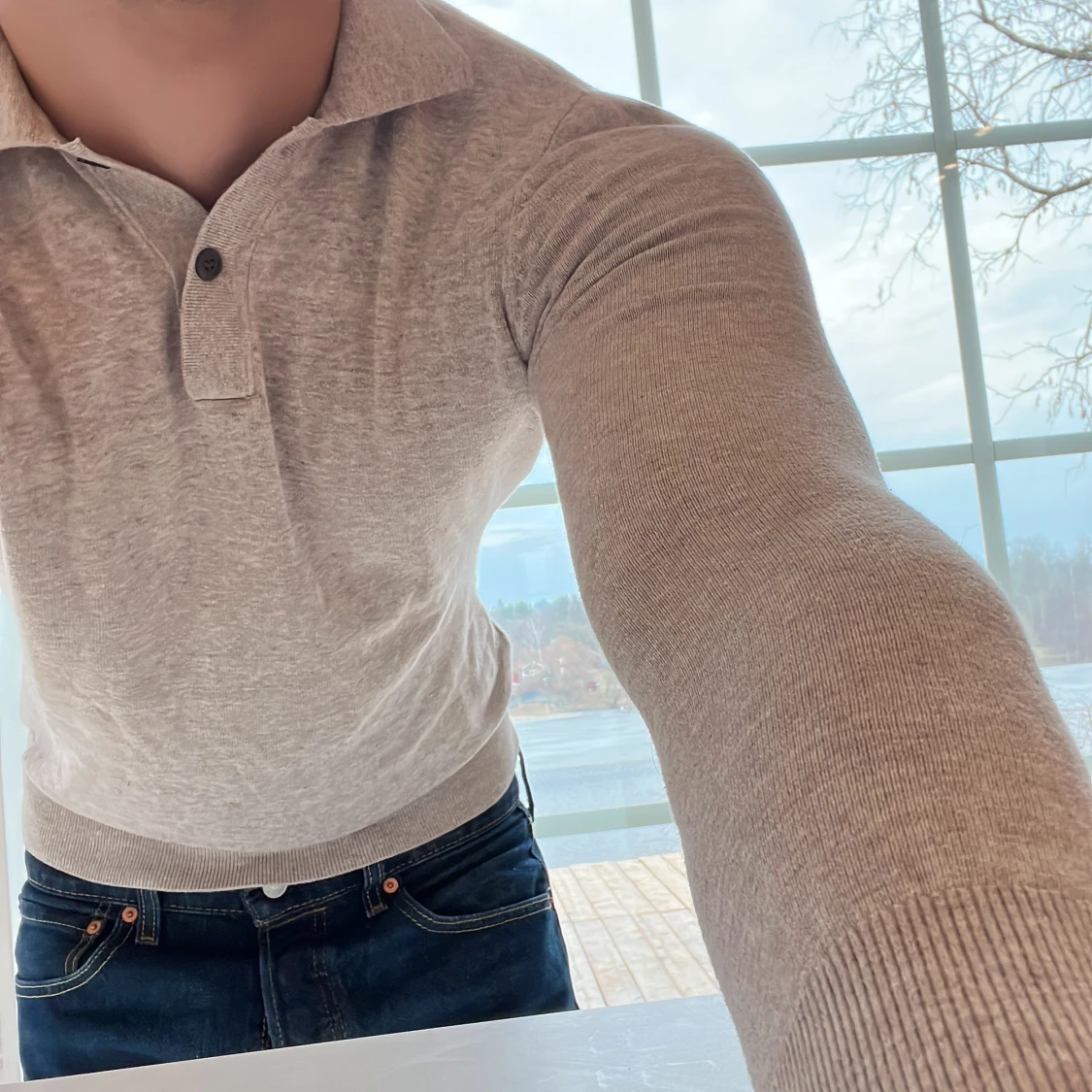 Långärmad Piké - 90